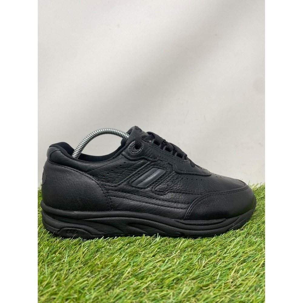 SAS Shoes Journey Women Sz 8 Black Leather Walking Tripad Comfort Sneakers EU 38